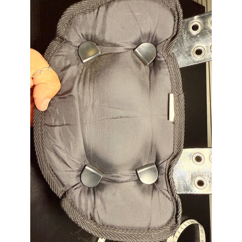 Battle Football Back Plate Black Adjustable Protective Back Pad Youth Size - Picture 9 of 9